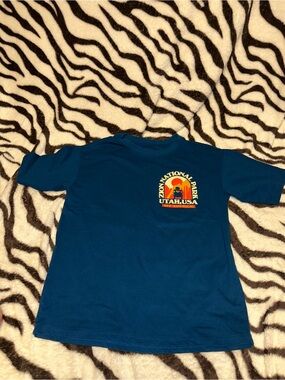 Youth Blue Zion, Utah Graphic Short Sleeve Tee